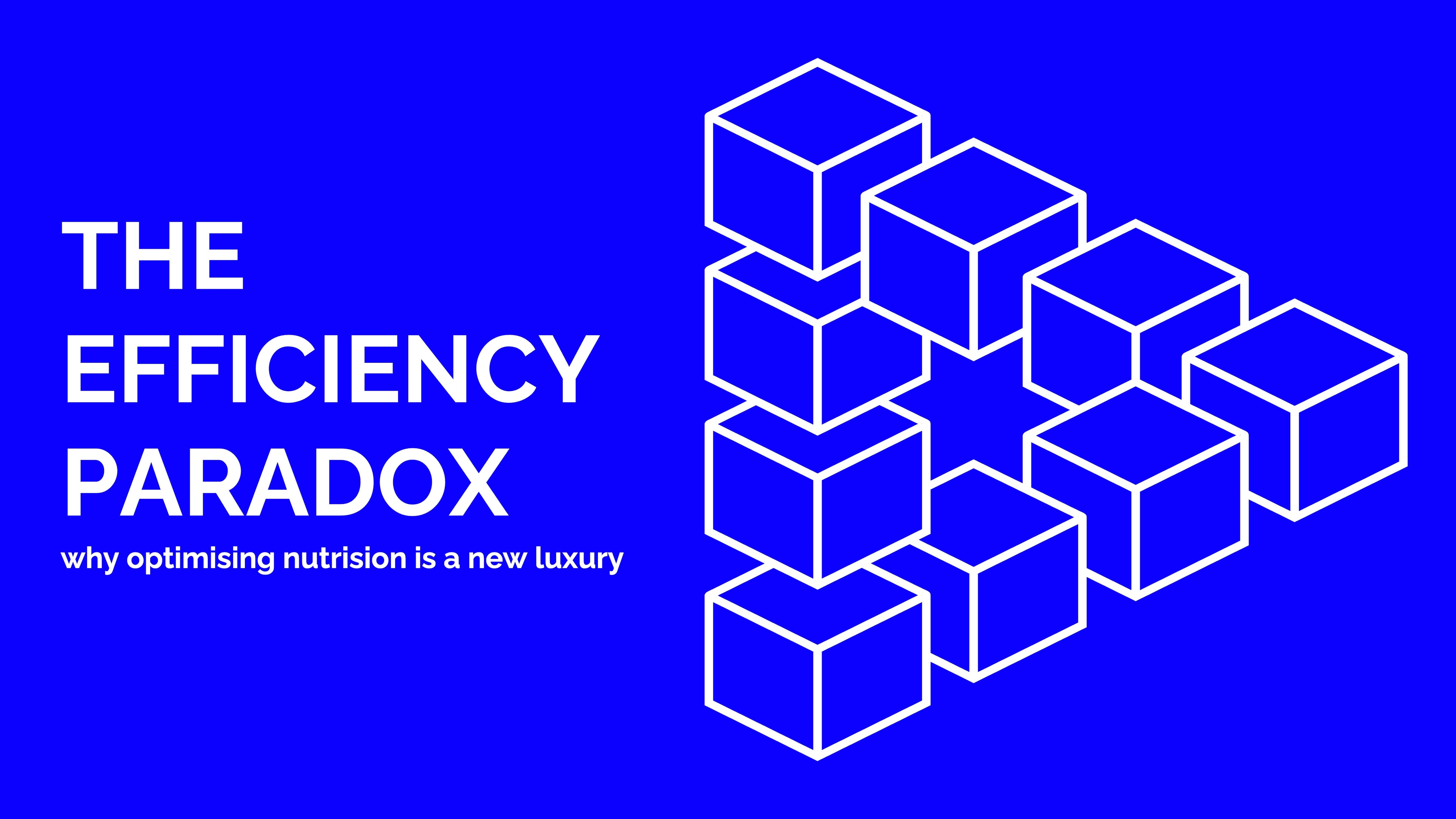The Efficiency Paradox
